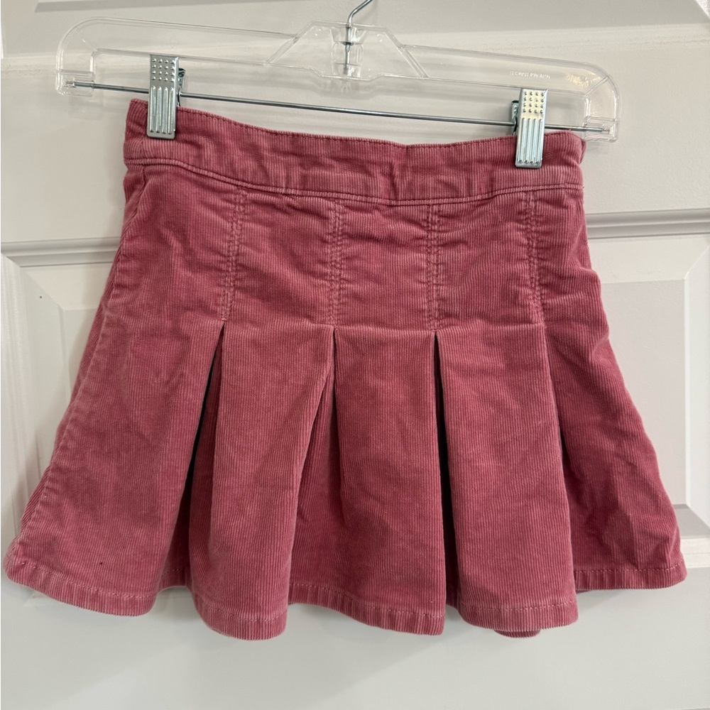 GAP Pink Pleated Skater Mini Skirt